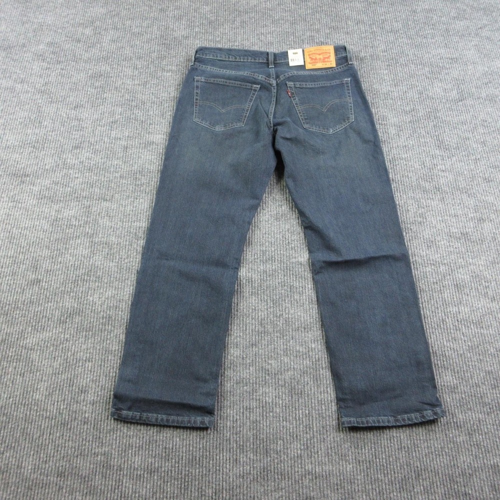 Levi's 559 Jeans Mens 33x30 Blue Relaxed Straight Stretch Classic 35x29.5* NWT - Picture 13 of 16